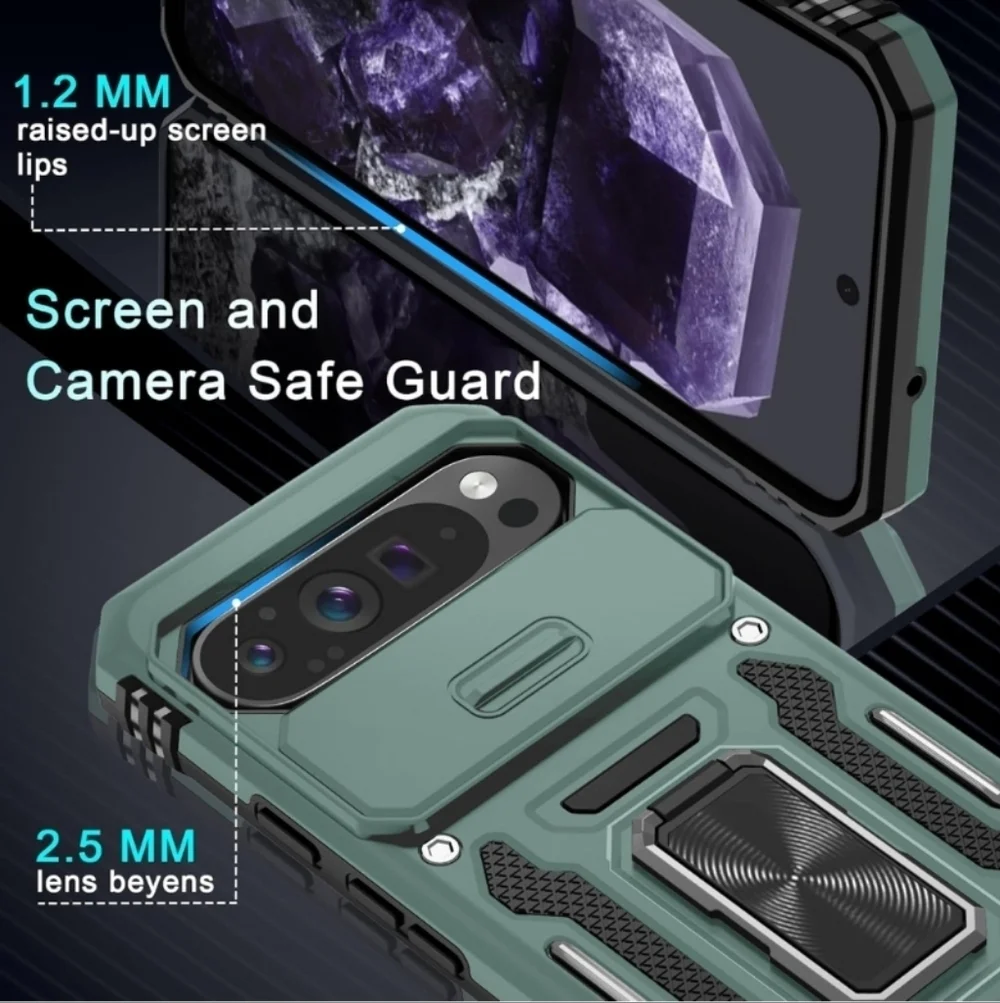 DEERLAMN Protective Cover Case for Google Pixel 9 Pro XL Apline Green (New)